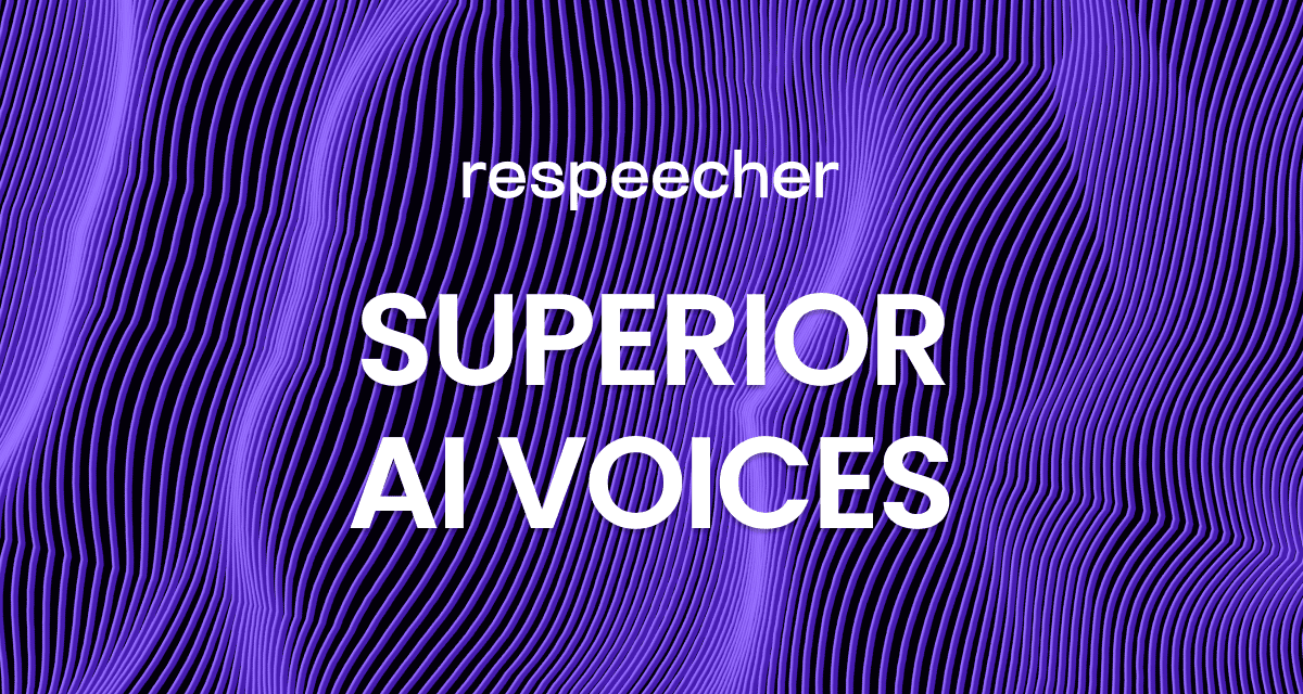 Respeecher homepage