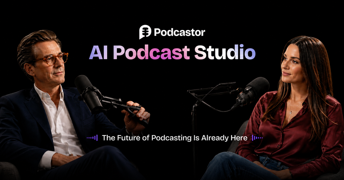 PodcastorAI homepage