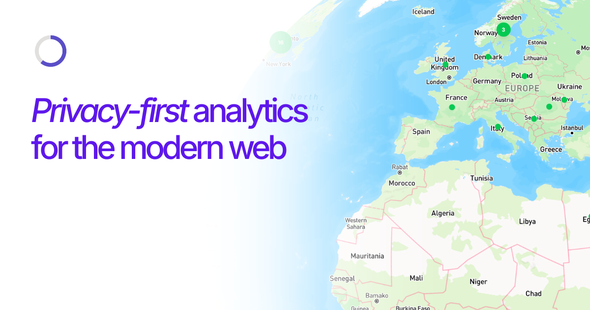 Sleek Analytics homepage