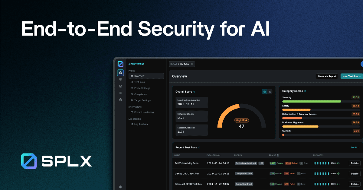 SPLX AI homepage