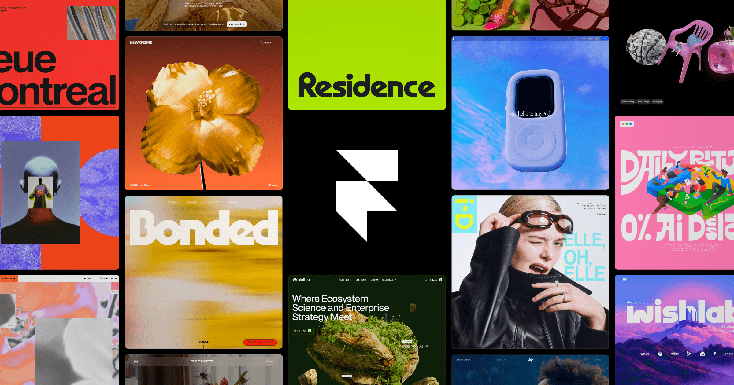 Framer homepage