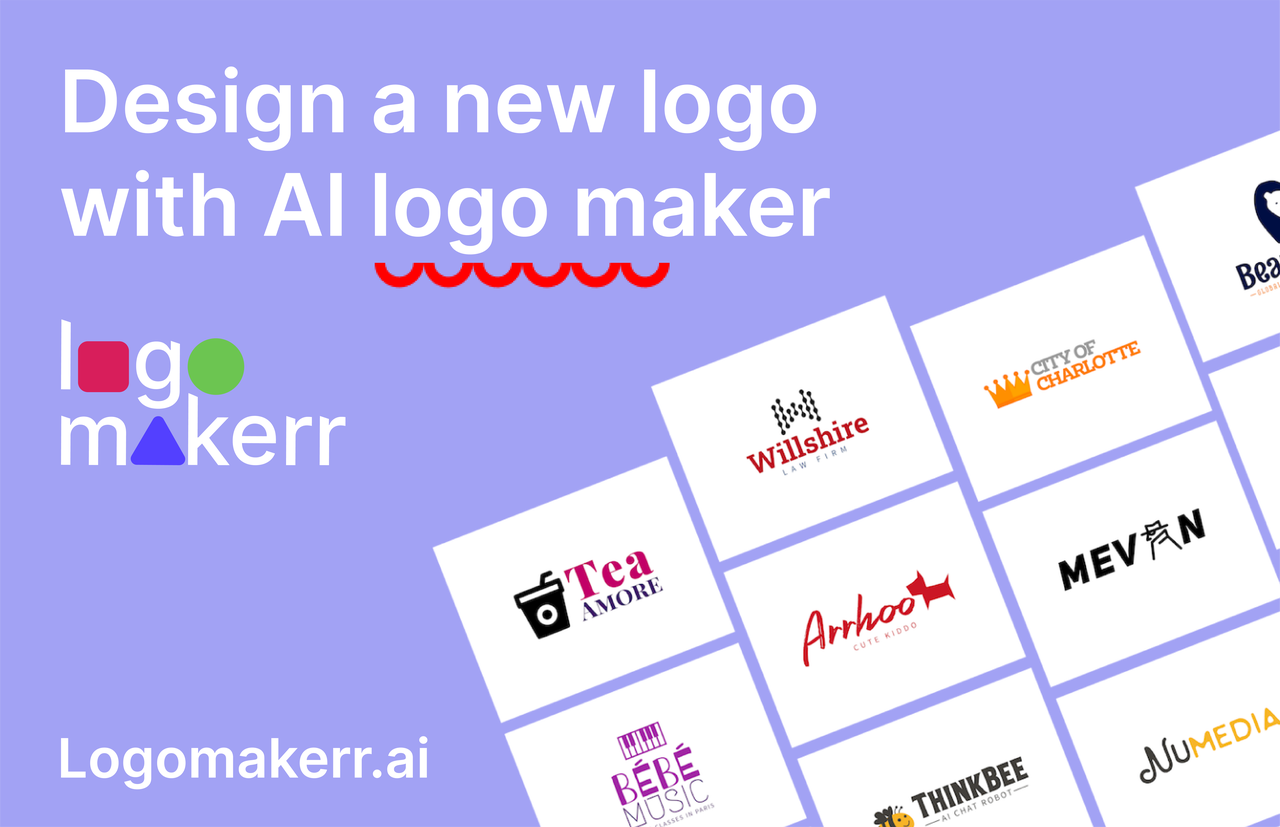 Logomakerr.ai homepage