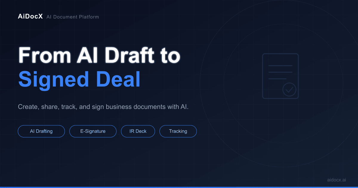 AiDocX homepage