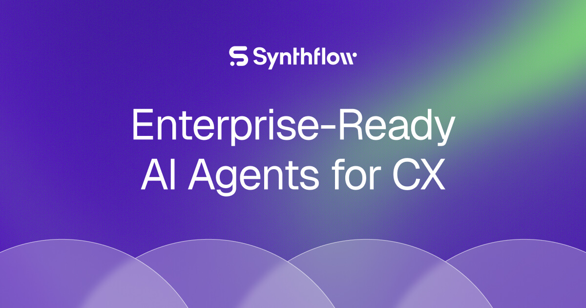 Synthflow AI homepage