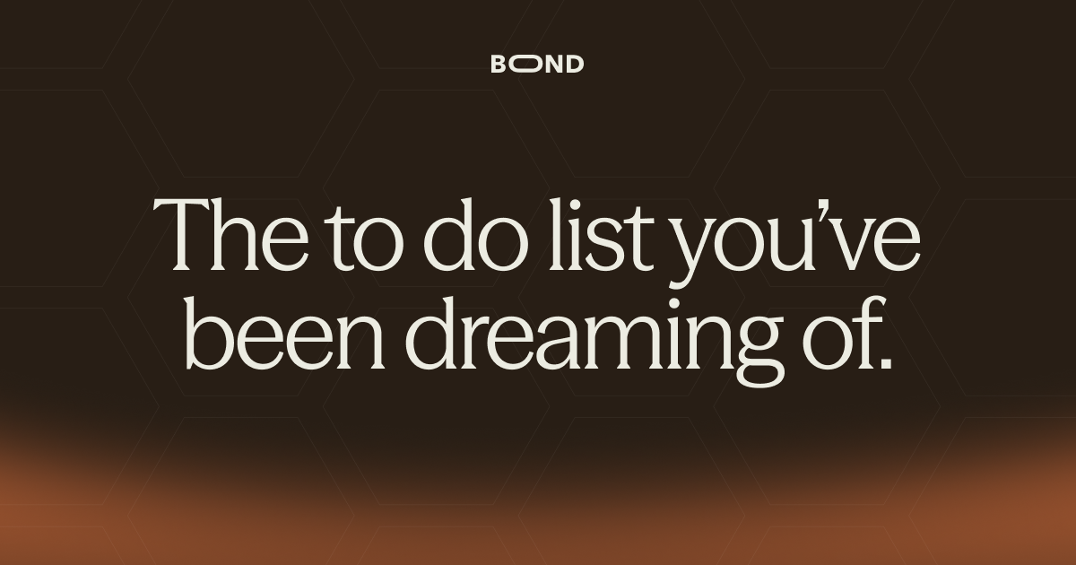 BOND homepage