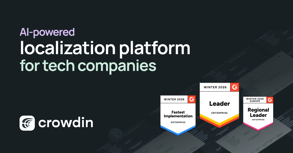 Crowdin homepage
