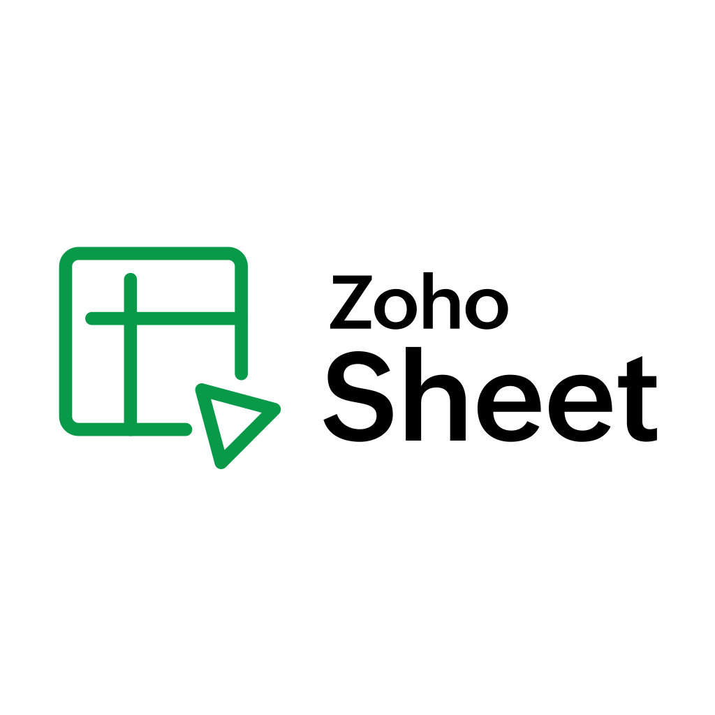 Zoho Sheet homepage