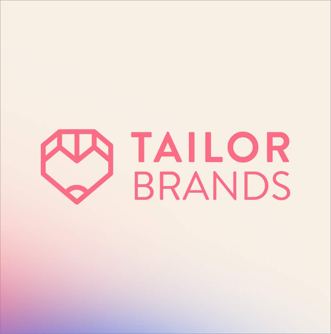 Tailor Brands homepage
