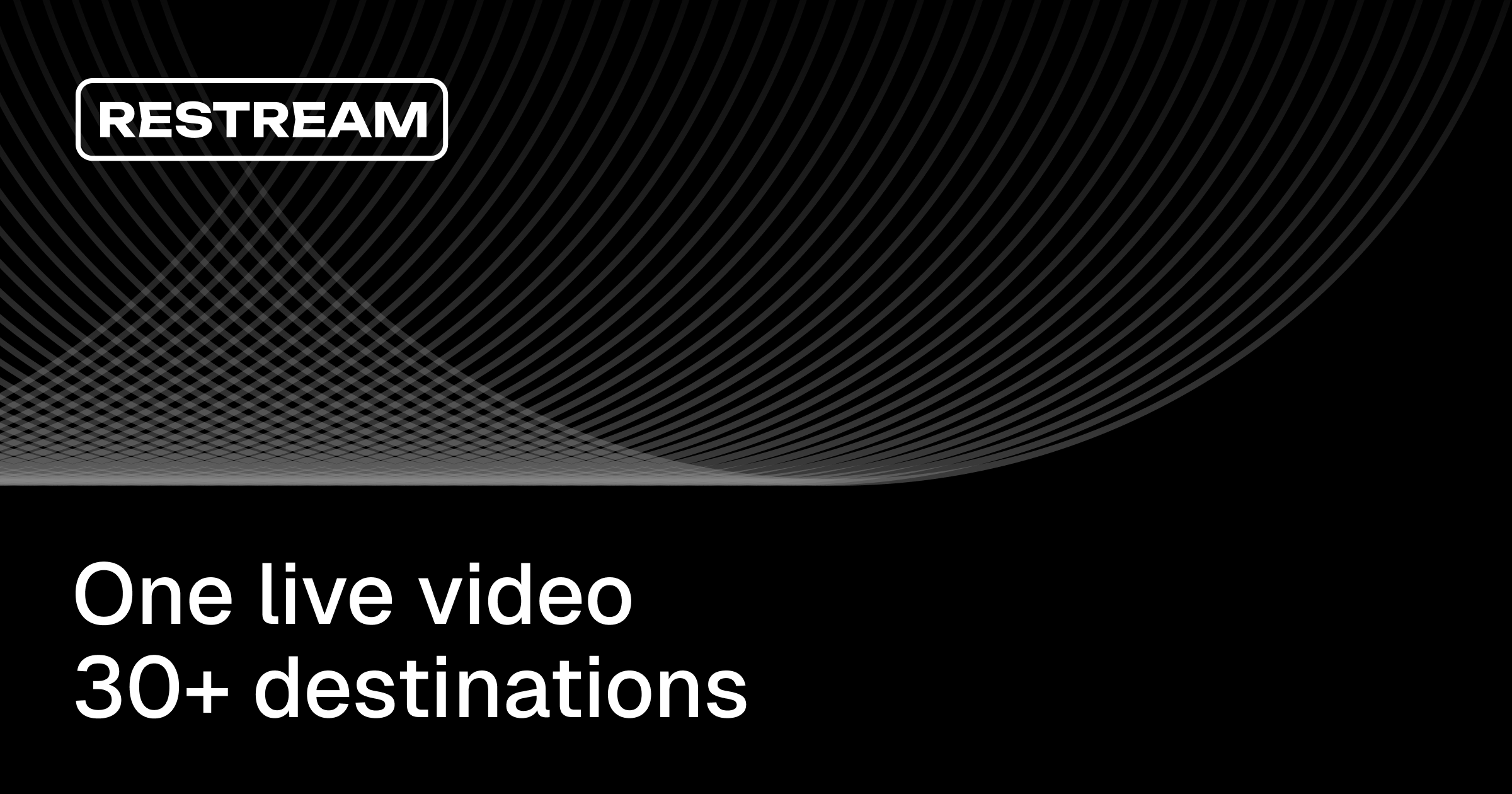 Restream homepage