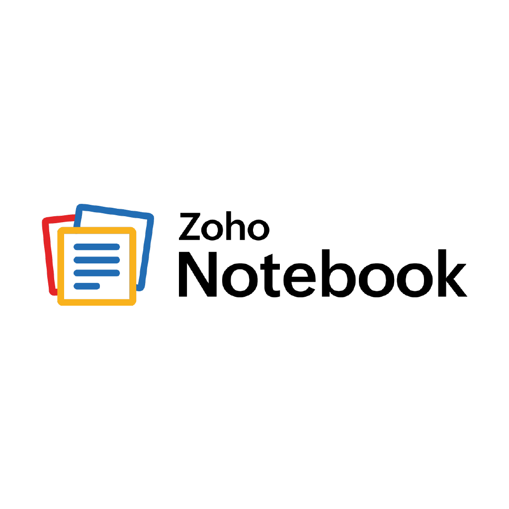 Zoho Notebook homepage