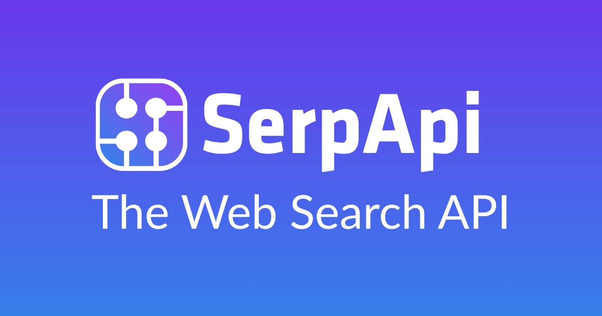 SerpAPI homepage