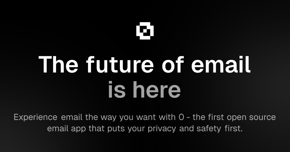 Zero homepage