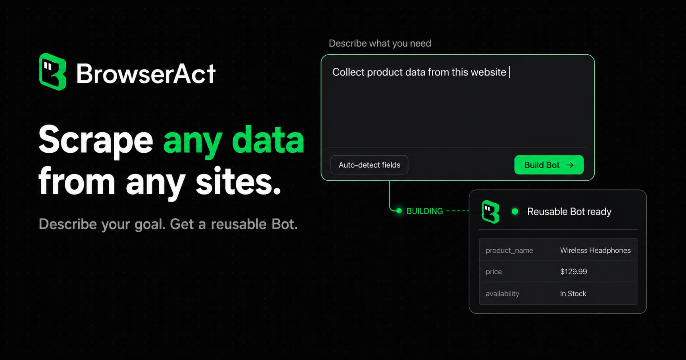 BrowserAct homepage