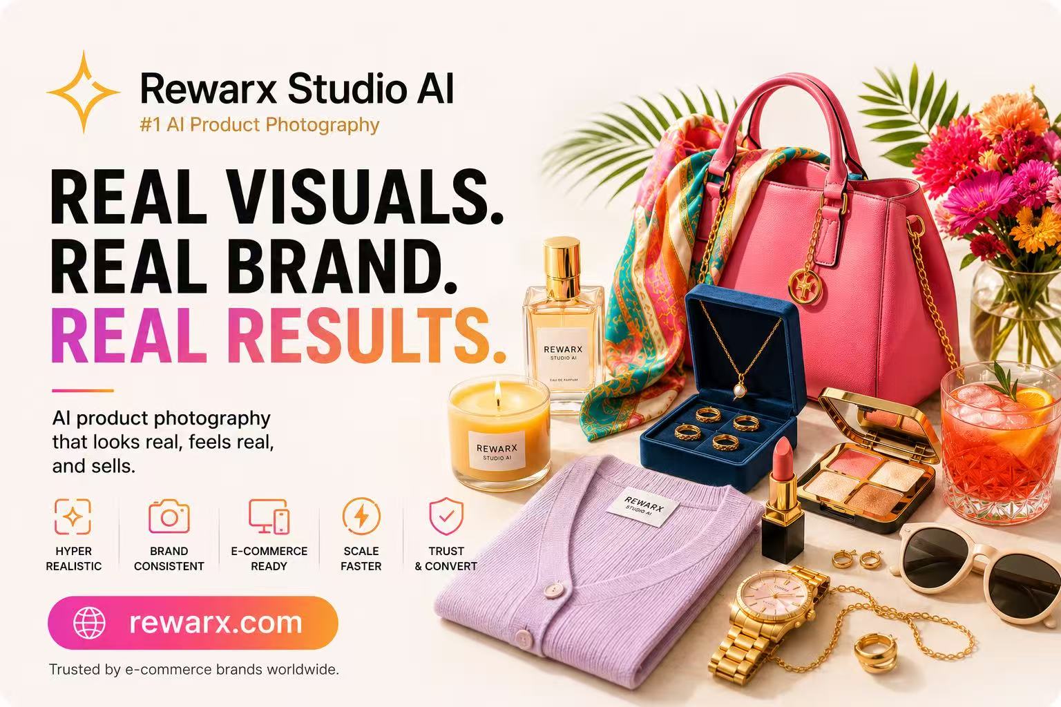 Rewarx Studio AI homepage