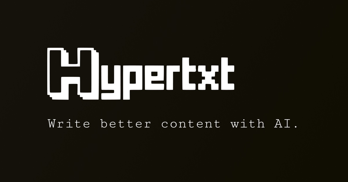 Hypertxt homepage