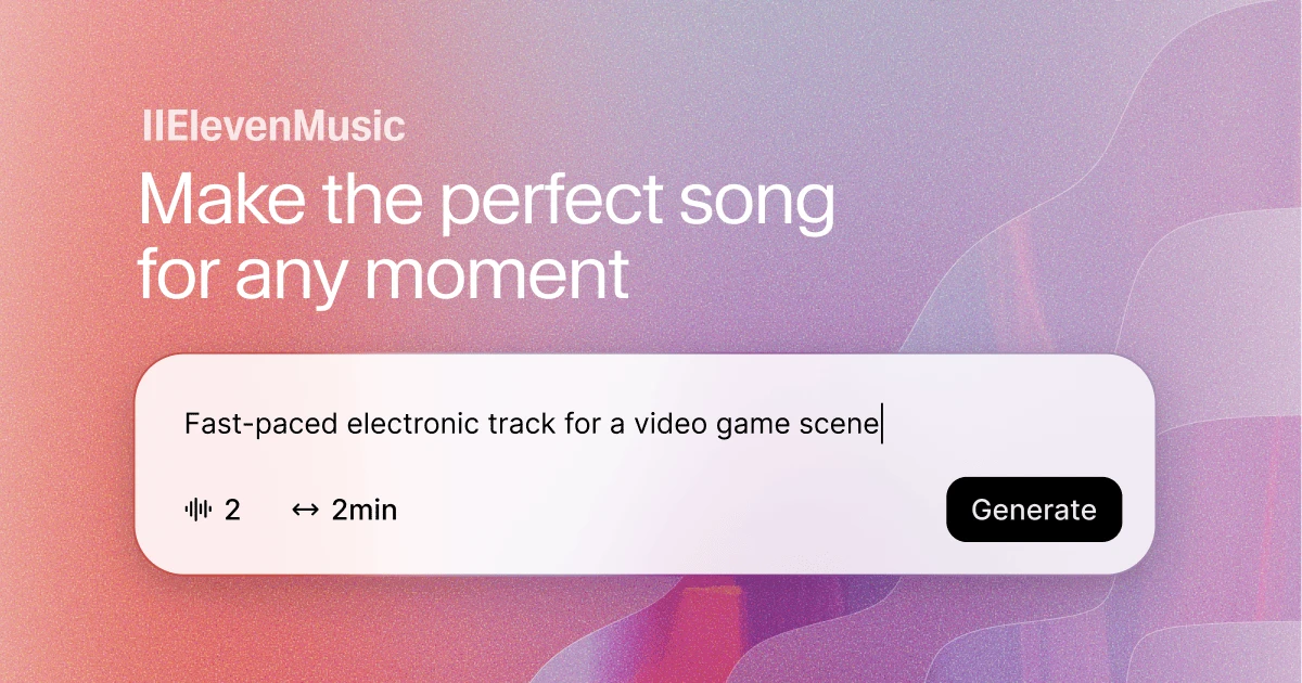 ElevenMusic homepage