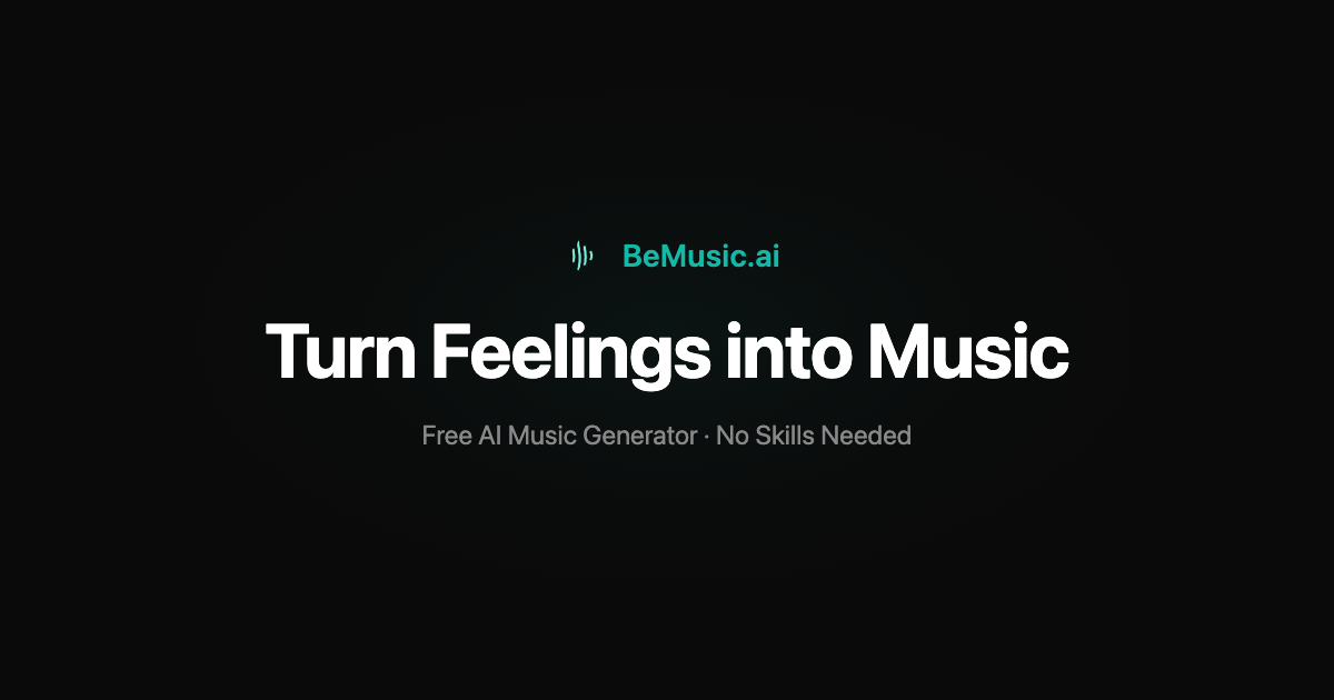 BeMusic AI homepage