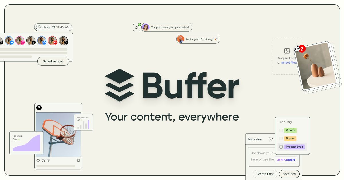 Buffer homepage
