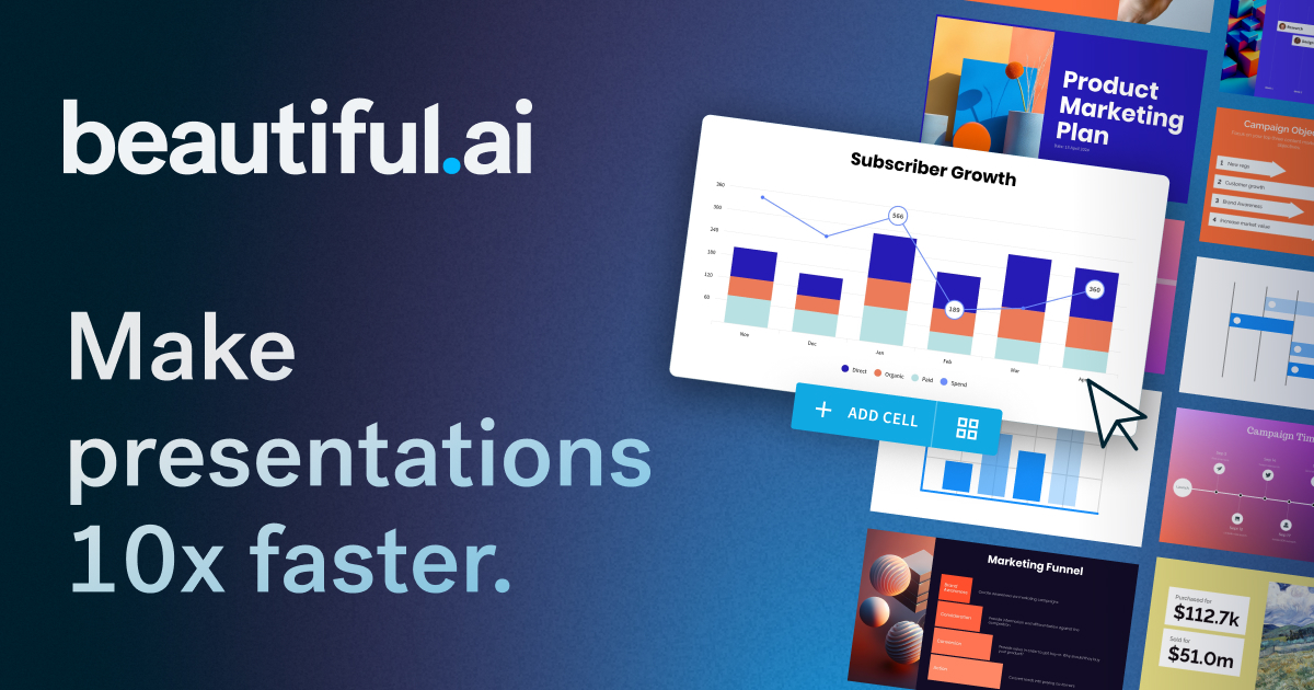 Beautiful.ai homepage
