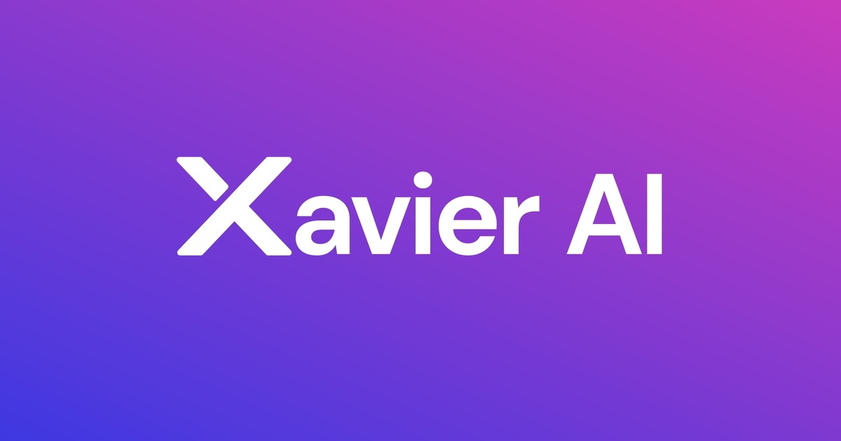 Xavier AI homepage