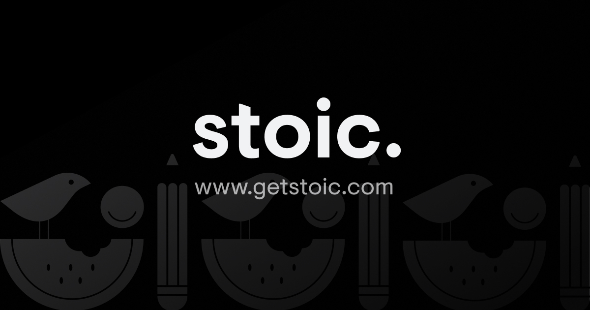 Stoic homepage