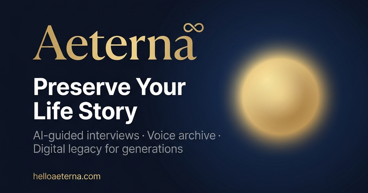 Aeterna homepage