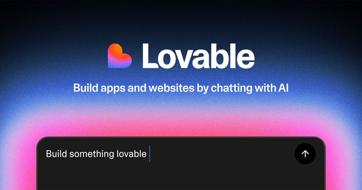 Lovable homepage