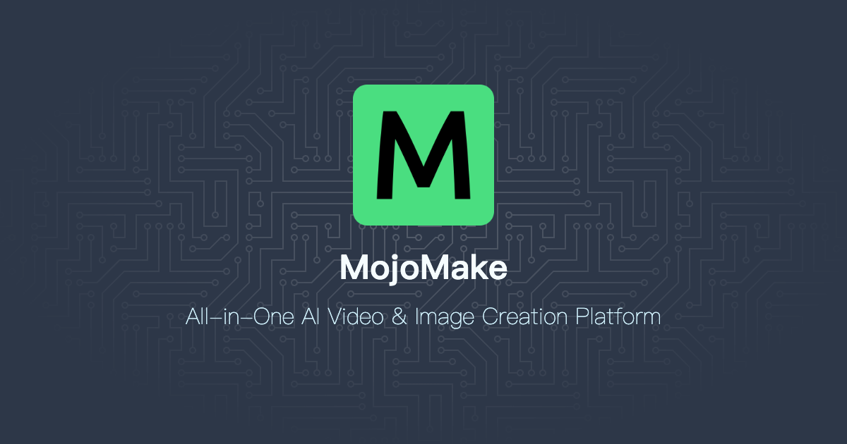 MojoMake - AI Image to Video Generator homepage