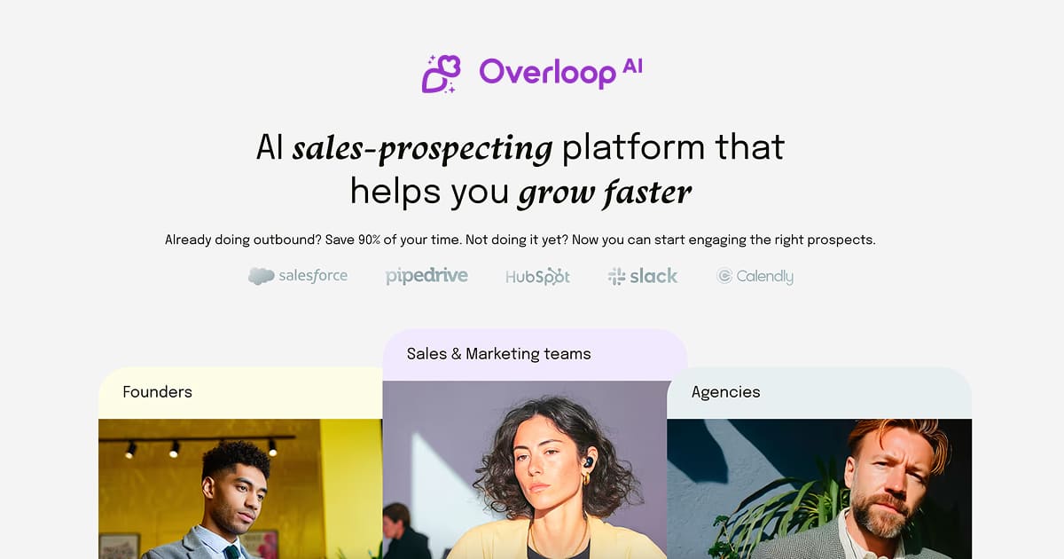Overloop homepage