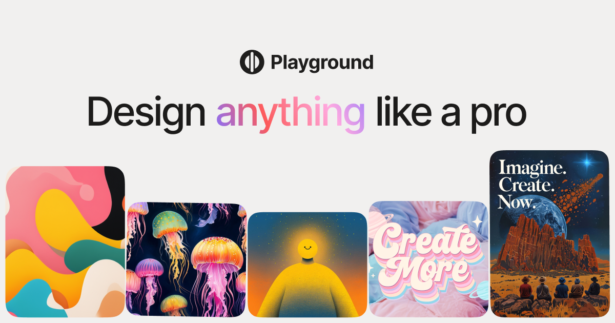 Playground AI homepage