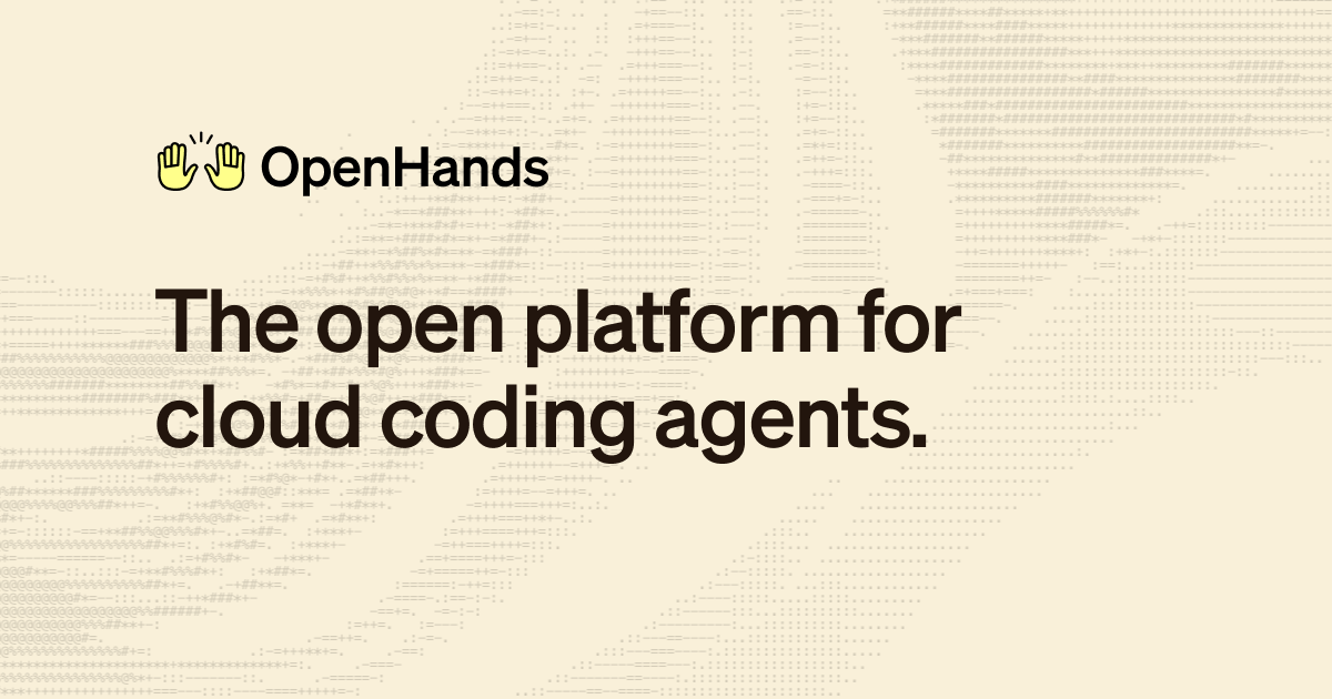 OpenHands homepage