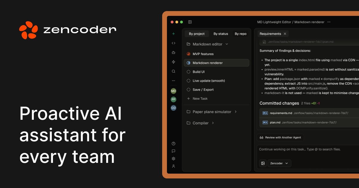 Zencoder homepage