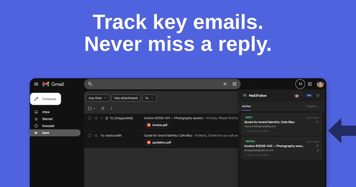 Zinkforge | Mail2Follow homepage